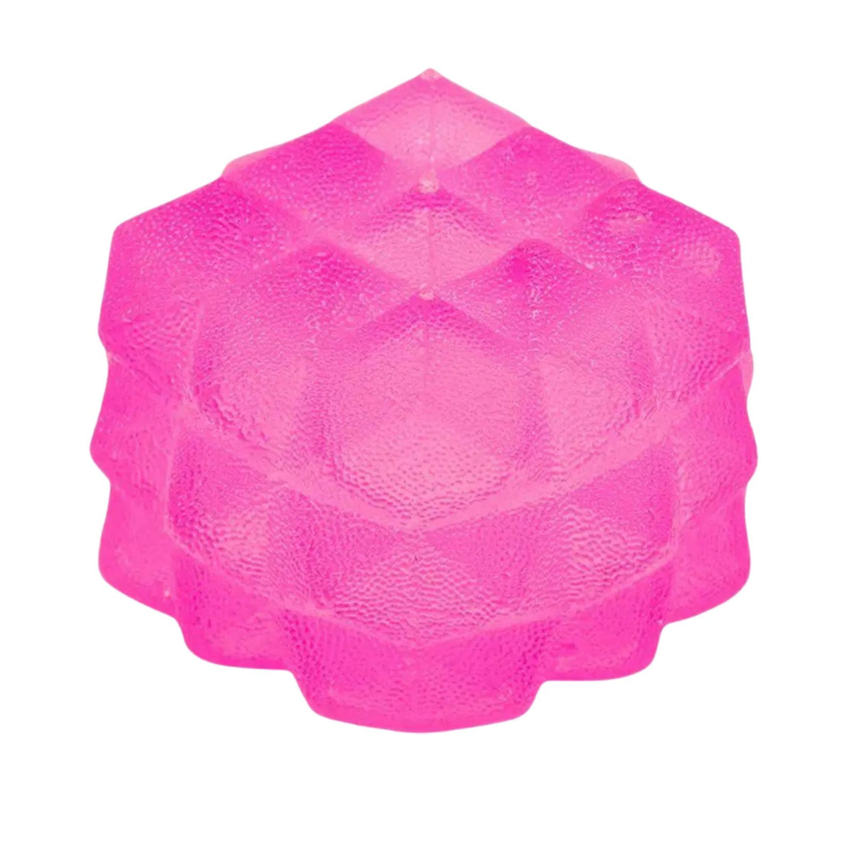 Jucarie Squishy Antistres, Cub Fidget 3D Sculptat cu Striatii, Spuma Slow-Rise, 5 cm, 135 g, Roz