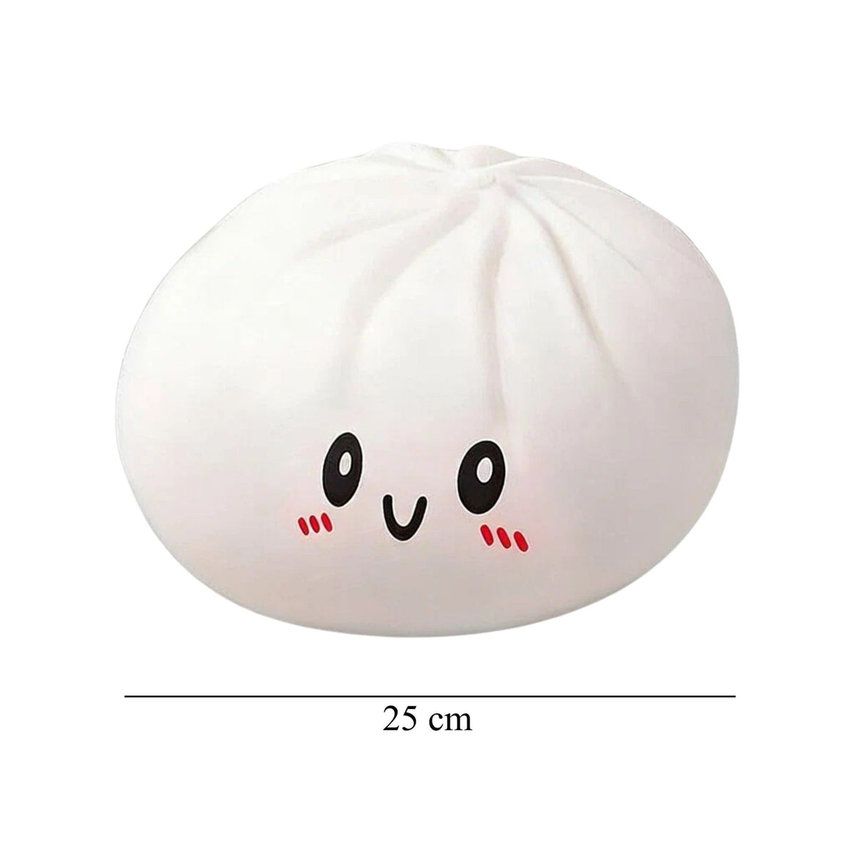 Jucarie Antistres Squishy Dumpling, Revenire Lenta Slow-Rise, Spuma Poliuretanica, 25 cm, 1000 g, Alb