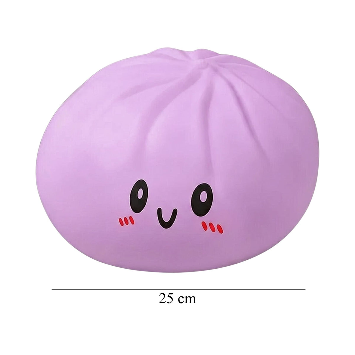 Jucarie Antistres Squishy Dumpling, Galusca Gigant Slow-Rise, Spuma Poliuretanica, 25 cm, 1000 g, Mov