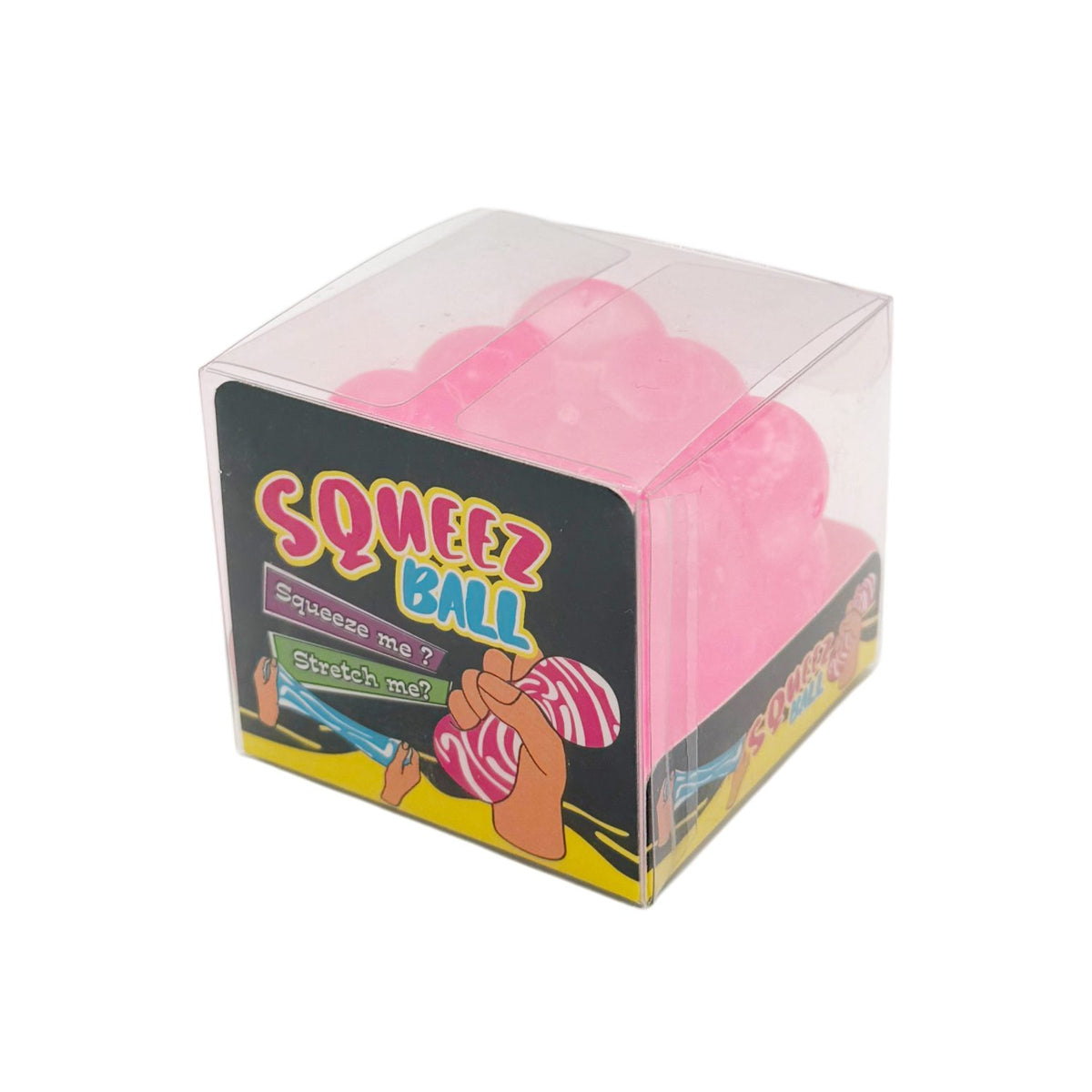 Jucarie Antistres Magic Bubble Cube 3D, Squishy Senzorial Comprimabil, Termoplastic, 5x5x5 cm, Roz