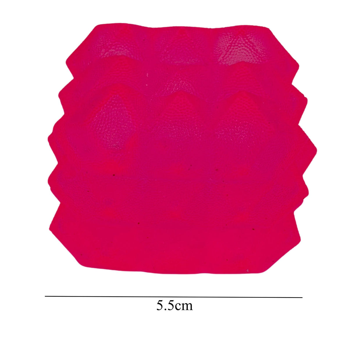 Jucarie Squishy Needoh, Cub Fidget Antistres Senzorial, Design 3D Sculptat cu Revenire Lenta, TPR Dens, 5.5 cm, 135 g, Culoare Aleatorie