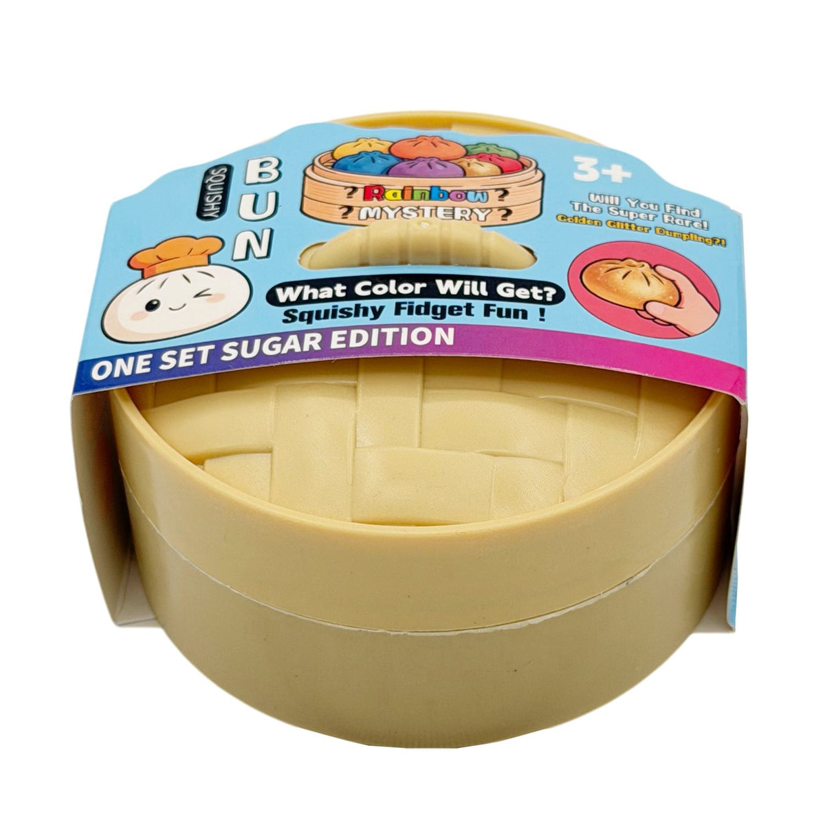 Jucarie Squishy Antistres, Model Fata Zambitoare cu Efect Fluorescent, Termoplastic, 8.5 cm, Culoare Mix Surpriza
