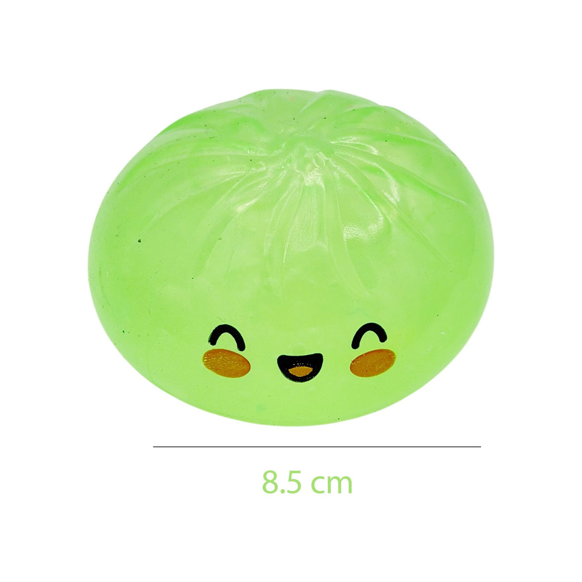 Jucarie Squishy Antistres, Model Fata Zambitoare cu Efect Fluorescent, Termoplastic, 8.5 cm, Culoare Mix Surpriza