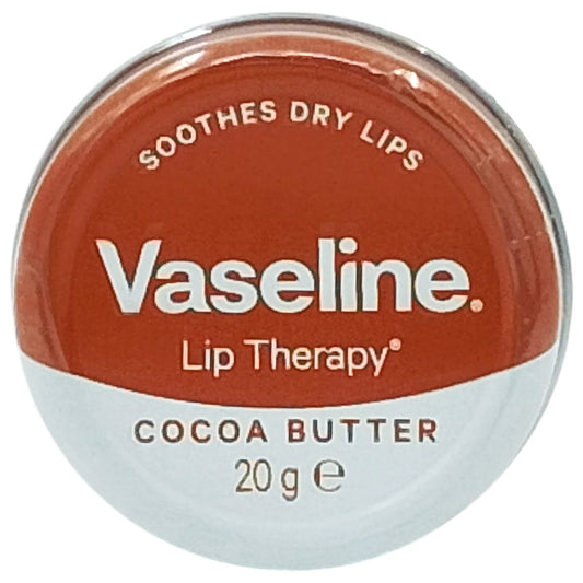 Vaseline Balsam Pentru Buze, Tratament Hidratant Cu Unt De Cacao, Formula Calmantă, Recipient Metalic, 20 g