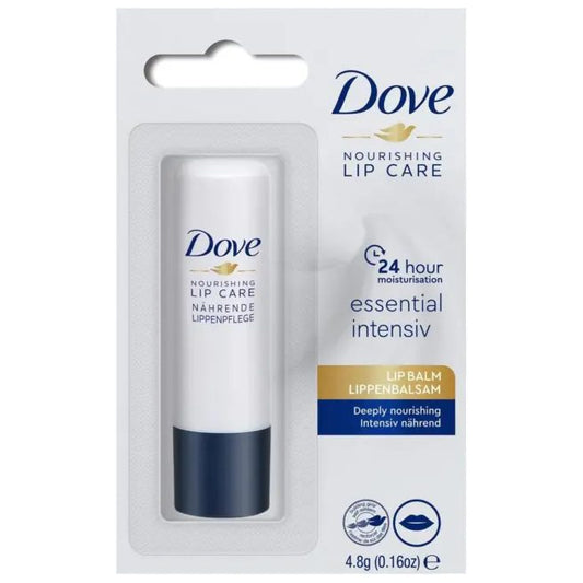 Dove Balsam de Buze Intensiv pentru Hidratare, Formula cu Nutrienți Esențiali, Textură Cremoasă, 4.8 g