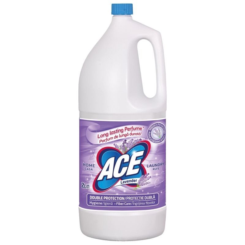 Ace Inalbitor Lichid Parfumat, Igienizare Si Protectia Tesaturilor, Aroma Lavanda, 2 L
