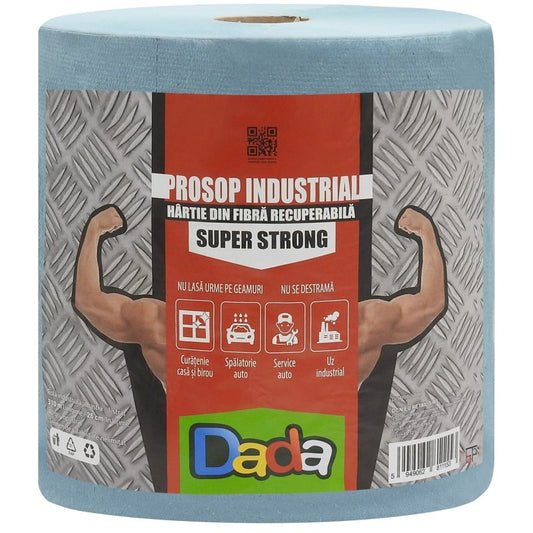 Dada Prosop Hartie Industrial, Role Jumbo Super Strong, 1 Strat, 310 m, Alb