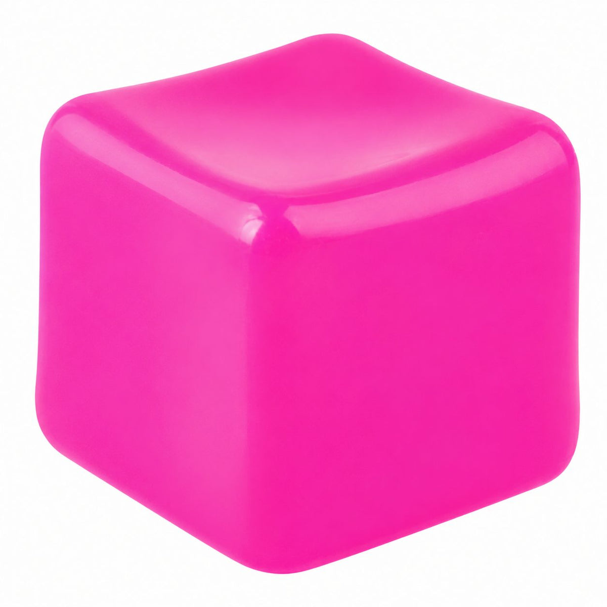 Jucarie Squishy Antistres, Cub Fidget 3D cu Revenire Lenta, Termoplastic TPE, 4.5x4.5x4.5 cm, 110 g, Mov