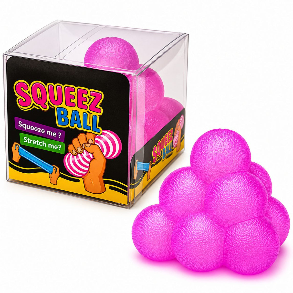 Jucarie Squishy Piramida Fidget 3D, Antistres Senzoriala cu Revenire Lenta, Spuma Frosted, 6.5 cm, Mov