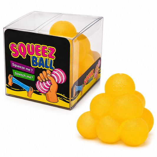 Jucarie Squishy Piramida 3D, Antistres Senzorial cu Revenire Lenta, Spuma Frosted, 6.5 cm, 100 g, Galben