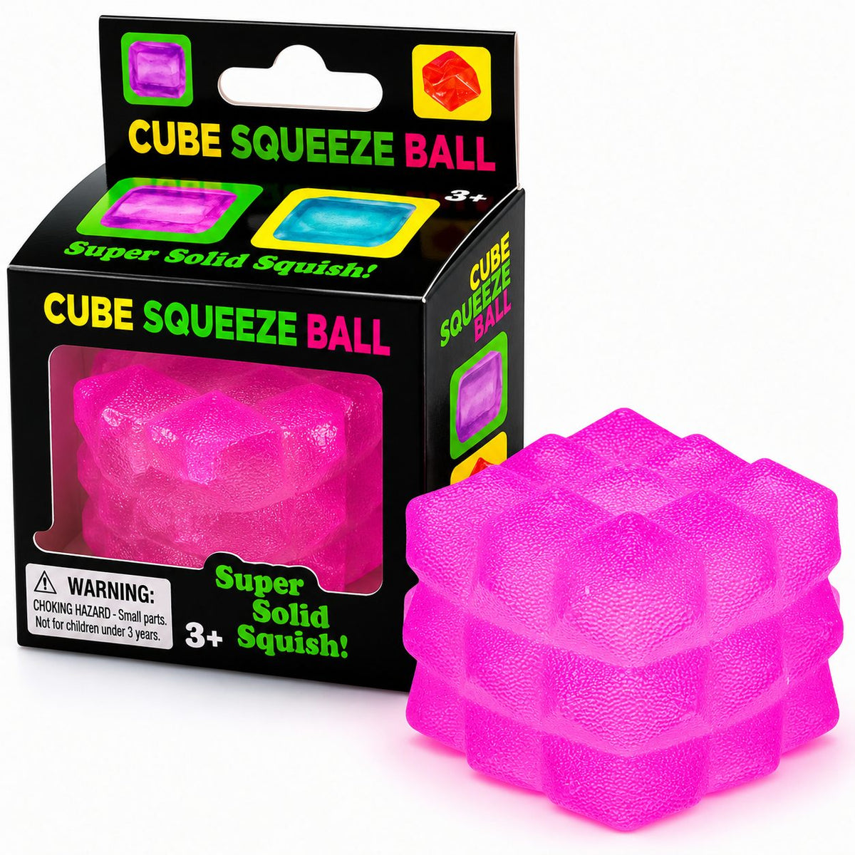 Jucarie Squishy Antistres, Cub Fidget 3D Sculptat cu Striatii, Spuma Slow-Rise, 5 cm, 135 g, Mov