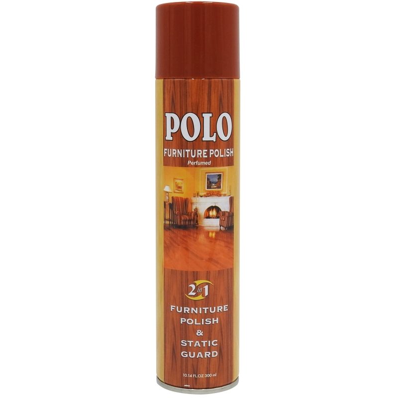 Polo Spray Mobila Antistatic, Solie de Curățare și Protecție Suprafețe Lemn, Recipient cu Pulverizator, 300 ml