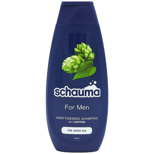 Șampon Schauma For Men, Fortifiant cu Extract de Hamei, Pentru Păr cu Volum și Textură, 400 ml
