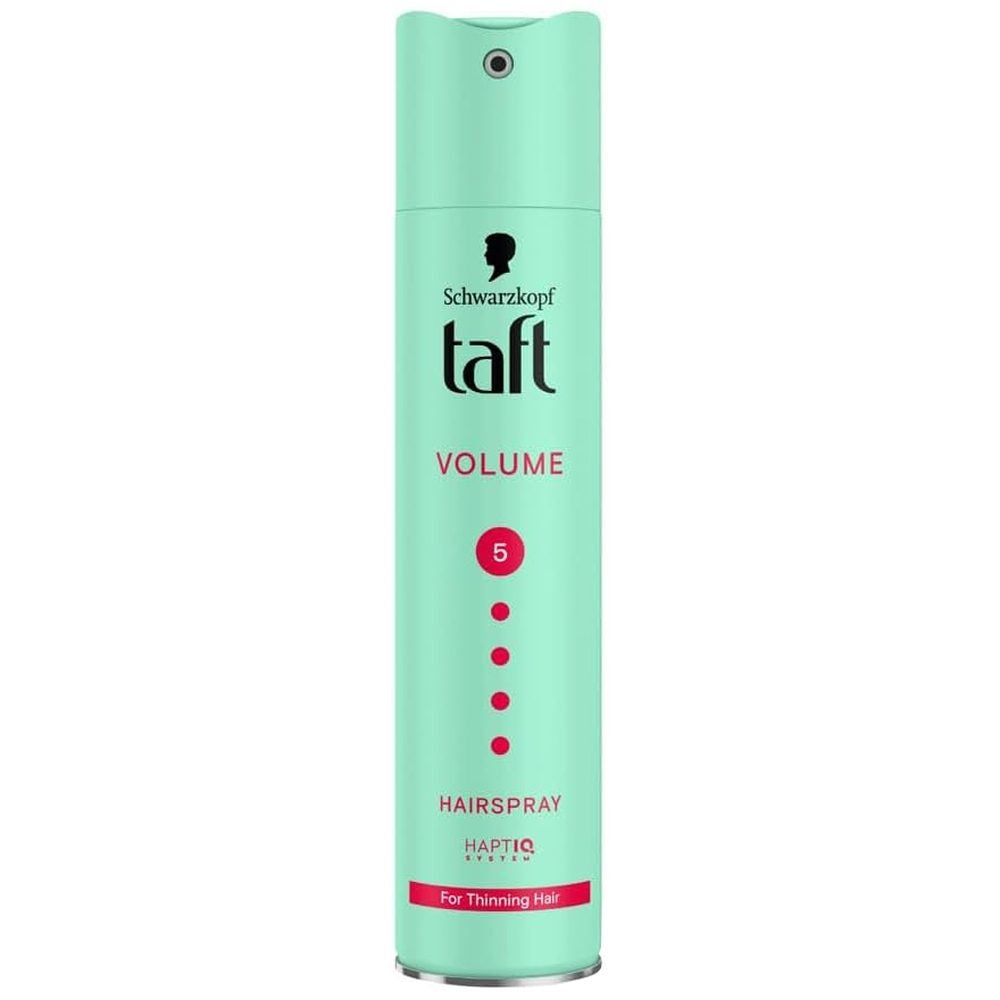 Fixativ Taft Volume Mega Strong, Spray Fixare Extra Puternică pentru Volum, Rezistență 24h, 250 ml