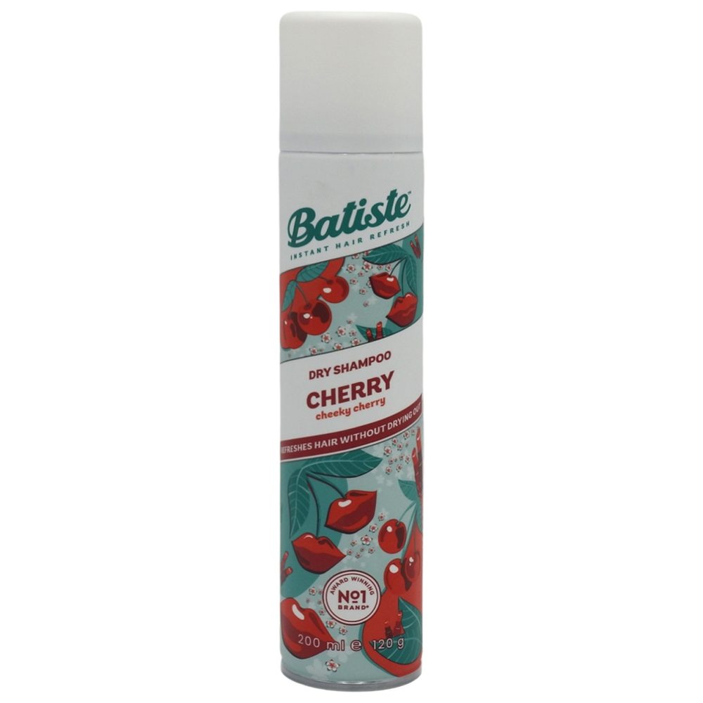Batiste Șampon Uscat Cherry, Efect de Volum și Strălucire, Absorbție Exces de Sebum, Spray, 200 ml