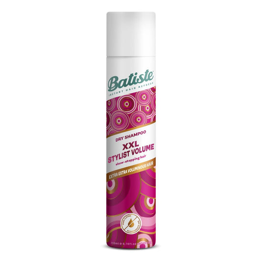 Batiste Șampon Uscat XXL Volume, Spray pentru Volum Instant și Texturare, Formulă cu Absorbție Rapidă, 200 ml