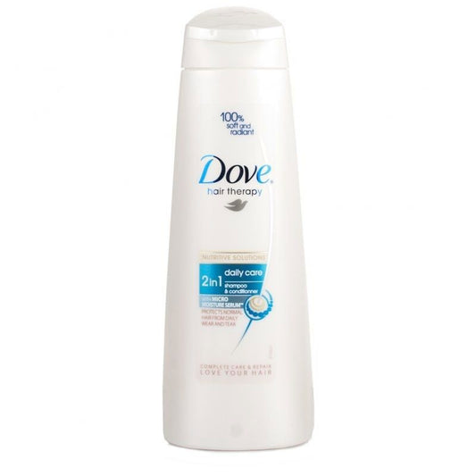 Dove Șampon și Balsam 2în1 Daily Care, Hidratare Zilnică, Formulă cu Pro-Moisture Complex, 250 ml