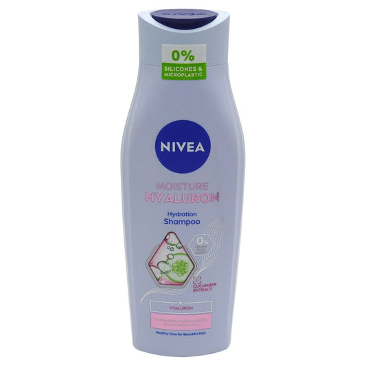 Sampon Nivea Moisture Hyaluron, Hidratare Intensiva cu Acid Hialuronic, Textura Usoara, 400 ml