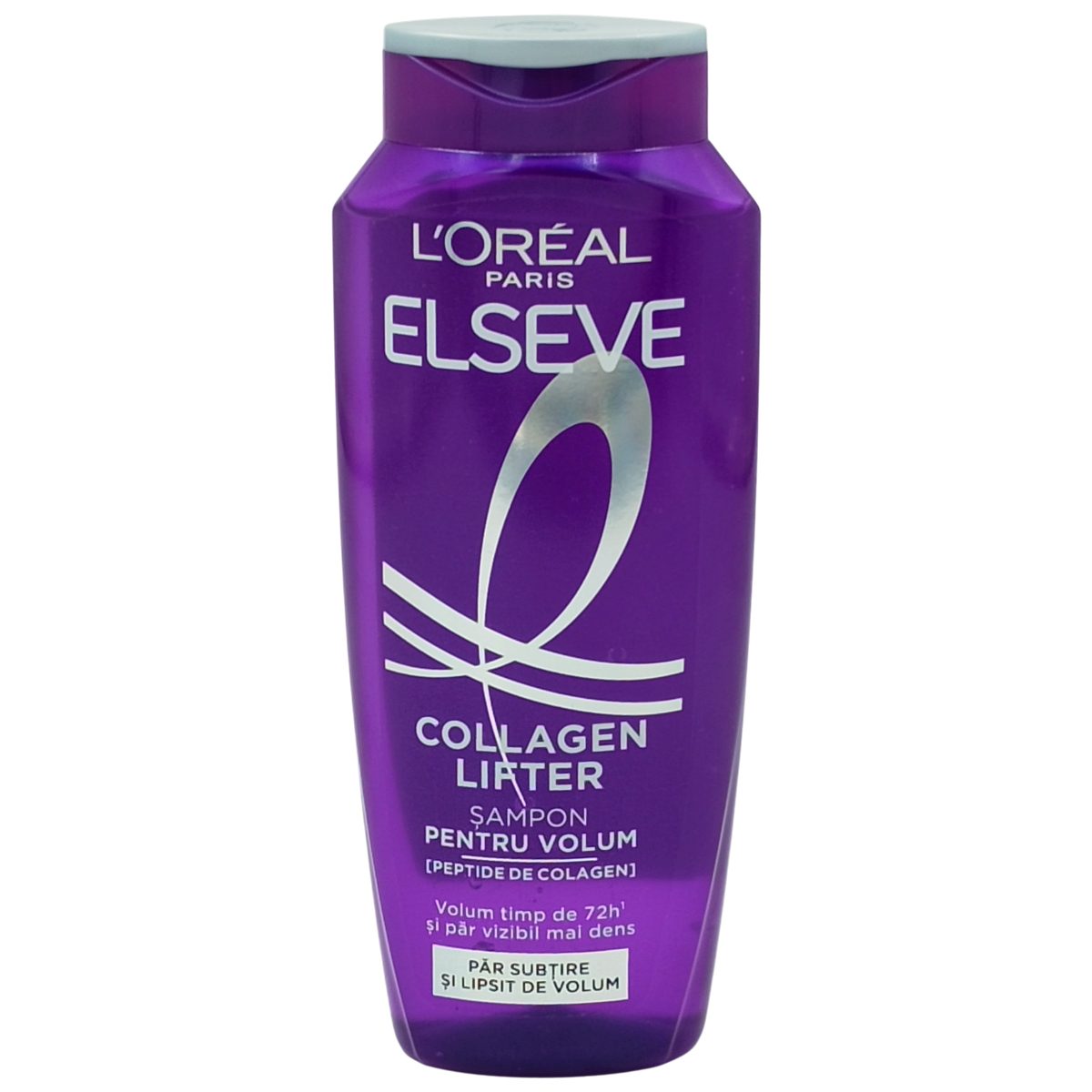 L'Oréal Paris Elseve Collagen Volume, Șampon pentru Volum și Hidratare, cu Colagen, pentru Păr Subțire și Lipsit de Vitalitate, 250 ml