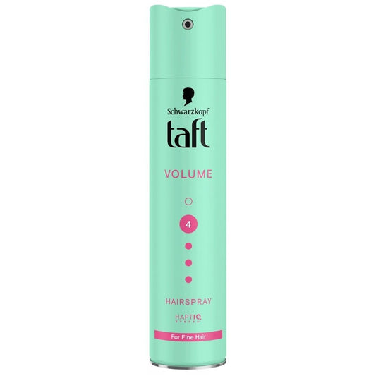 Taft Fixativ Pentru Par Volume Ultra Strong, Fixare Puternica Nivel 4, Formula Vegan fara Reziduuri, 250 ml