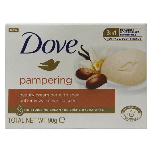 Dove Săpun Pampering, Cremă, Shea Butter, Vanilie, 90 g