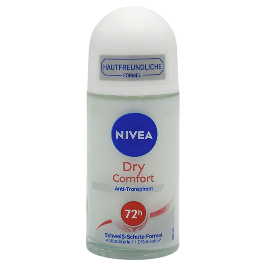 Antiperspirant Roll-On Nivea Dry Comfort, Protectie 48h cu Minerale, 50 ml