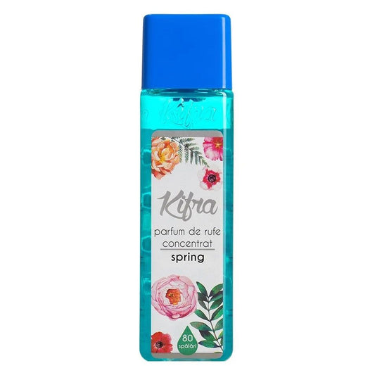 Parfum de Rufe Kifra Spring, Aroma Florala Delicata si Prospetime de Durata, Formula Concentrata, 200 ml, 80 Spalari