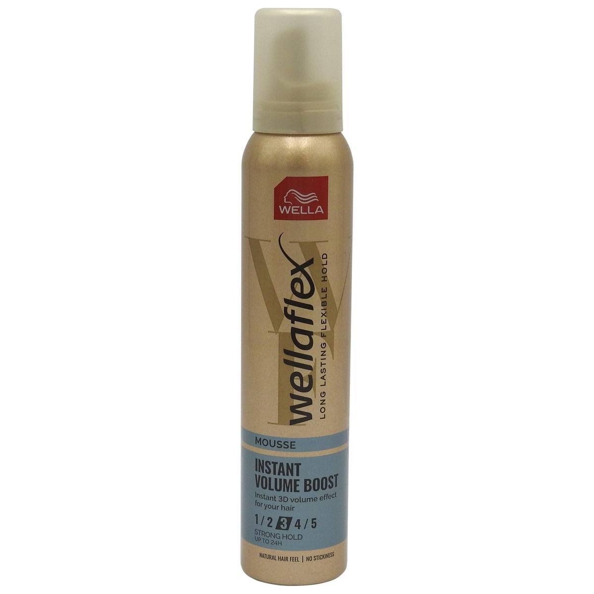 Wella Wellaflex Spuma pentru Par, Extra Volum si Fixare Nivel 3, Formula pentru Aspect Natural, 200 ml