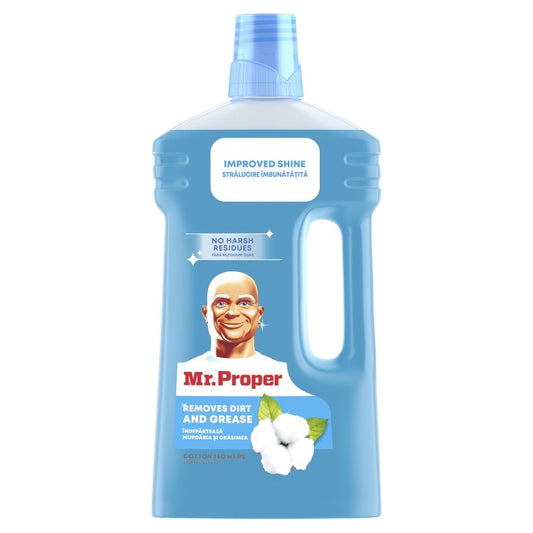Mr. Proper Detergent Lichid Universal Pentru Pardoseli, Igienizare Și Prospețime Îndelungată, Parfum Ocean, 1 L