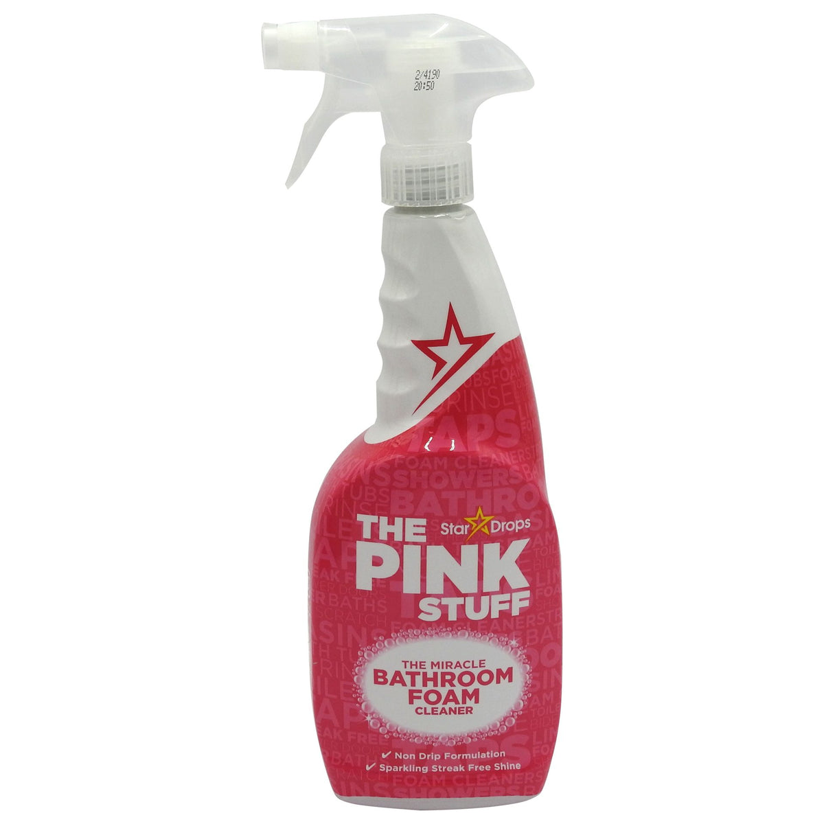The Pink Stuff Spray pentru Baie, Solutie Curatare cu Efect Spumant, Anti-Calcar si Igienizant pentru Gresie si Suprafete, 750 ml