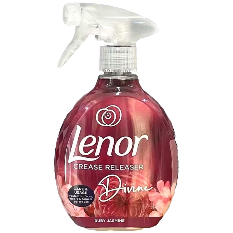 Lenor Odorizant pentru Textile Spray, Formula Antisifonare, Parfum Ruby Jasmine, 500 ml