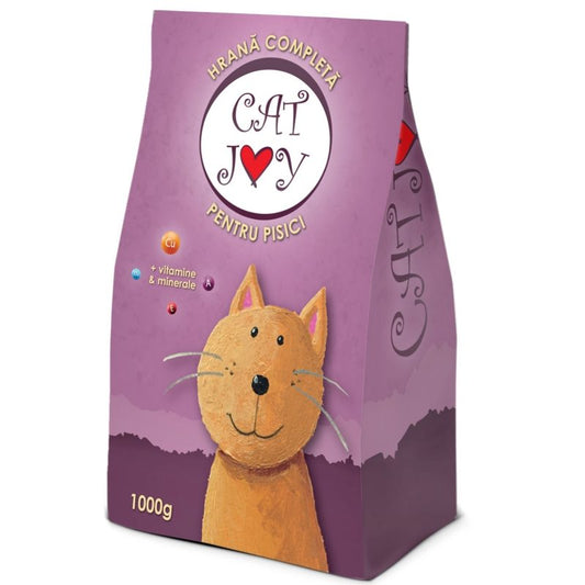 Cat Joy, Hrana Uscata pentru Pisici Adulte, Reteta Echilibrata cu Pasare, Nutritie Completa, Toate Rasele, 1 kg