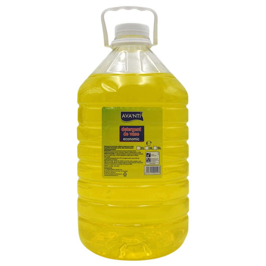 Detergent Lichid Pentru Vase Avanti, Formula Hipoalergenica Si Degresanta, Aroma Fresh, Format Economic, 5 L