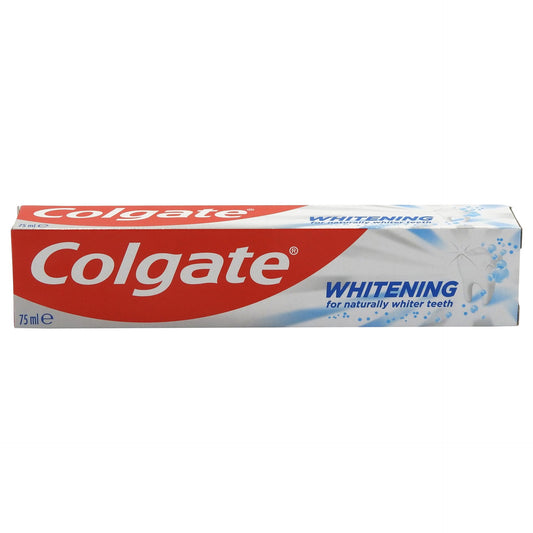 Pasta de Dinti Colgate Whitening, Albire Profesionala si Protectie cu Fluor, Tub 75 ml