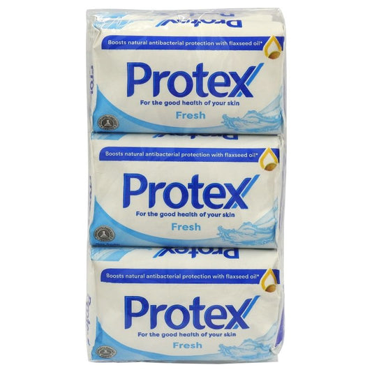 Sapun Solid Antibacterian Protex Fresh, Protectie Impotriva Bacteriilor, Prospețime de Lungă Durată, Set 6 x 90 g