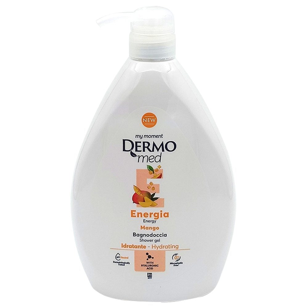 Gel de Dus Dermomed Mango, Formula Hidratanta cu pH Neutru, Ingrijire Corp Piele Normala, 1 L