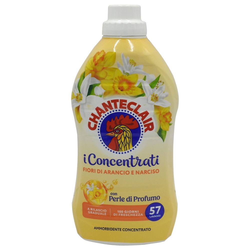 Chante Clair Balsam pentru Rufe Concentrat, Parfum de Narcisa, Formula Profesionala Catifelata, Textura Lichida, 1.14 L, 57 Spalari