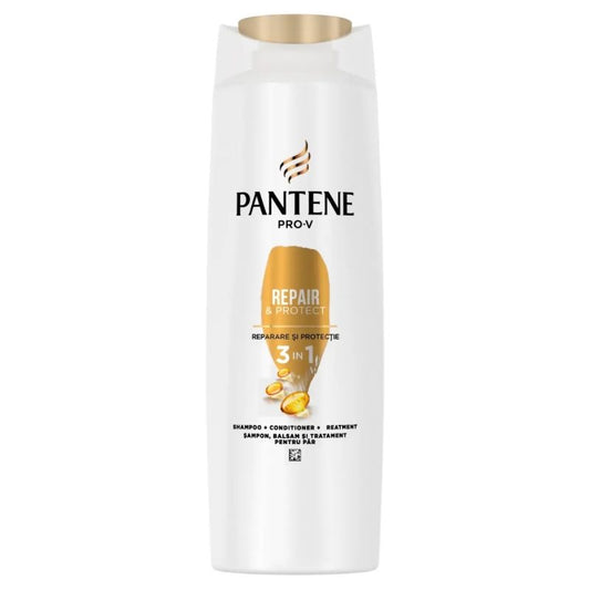 Pantene Sampon 3 in 1 Repair Protect, Formula Pro-V pentru Curatare Reparare si Protectie, Par Normal, 200 ml