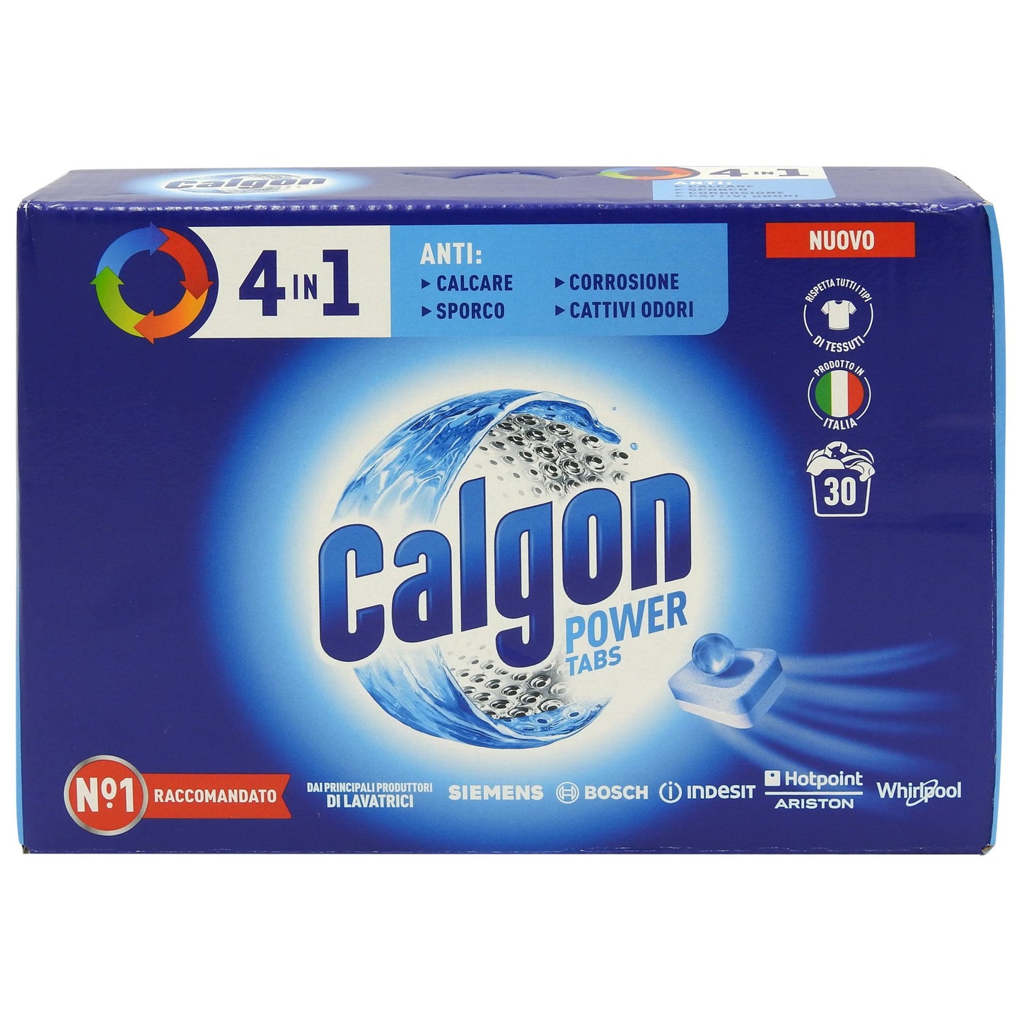 Calgon Tablete Anticalcar Pentru Masina De Spalat, Protectie Impotriva Depunerilor De Calcar, Formula Solida, 30 Bucati