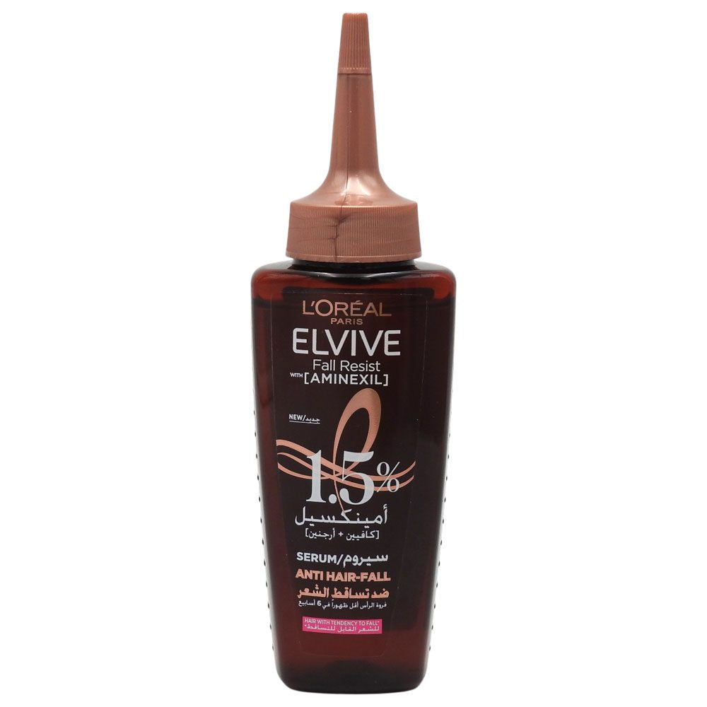 L'Oreal Paris Elseve Full Resist Ser pentru Par cu Aminexil, Tratament Impotriva Caderii si pentru Fortificarea Firului Subtire, Formula Concentrata, 100 ml