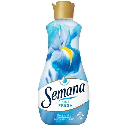 Semana, Balsam Pentru Rufe, Extra Fresh Bright Sky, Formula Concentrata Pentru Molicitate, 75 de Spalari, 1.5 L