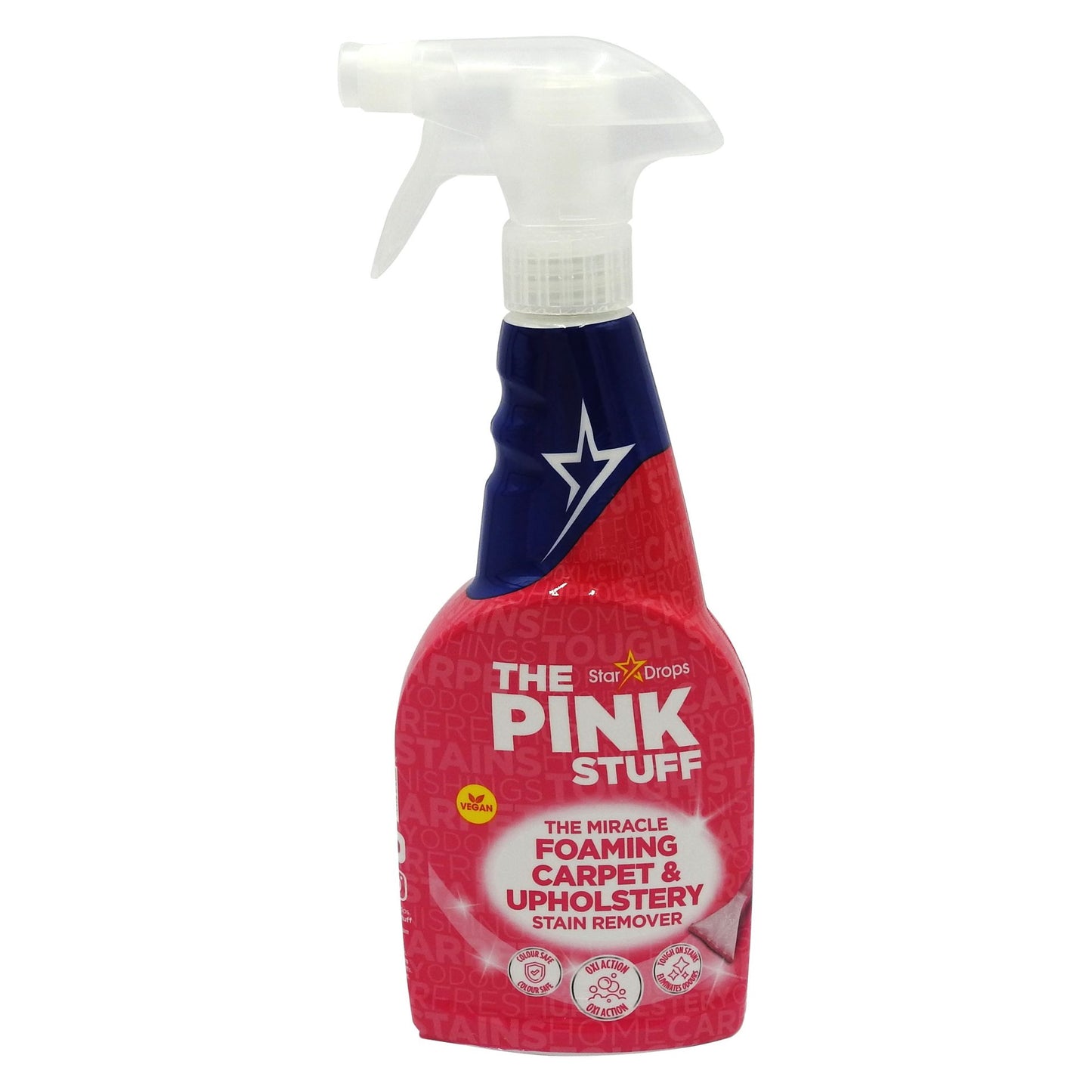 The Pink Stuff, Spray Spumă pentru Curățarea Covoarelor și Tapițeriei, Formulă Oxi Stain Remover, 500 ml