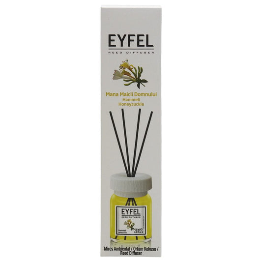 Odorizant Camera Eyfel cu Difuzor de Parfum si Bete de Bambus, Aroma Mana Maicii Domnului, Rezerva Lichida, 120 ml