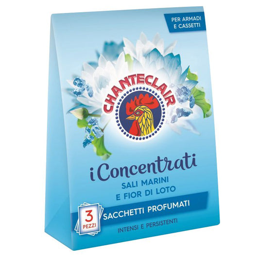 Chante Clair Odorizant Dulap, Capsule Parfumate Flori de Lotus, Protectie Haine, 3 Bucati