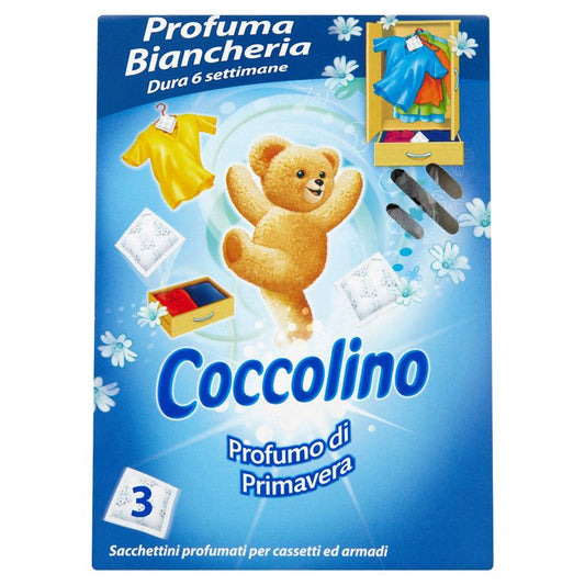 Coccolino Odorizant Pentru Dulap, Parfum Primavera, Perle Parfumate, 3 Bucati