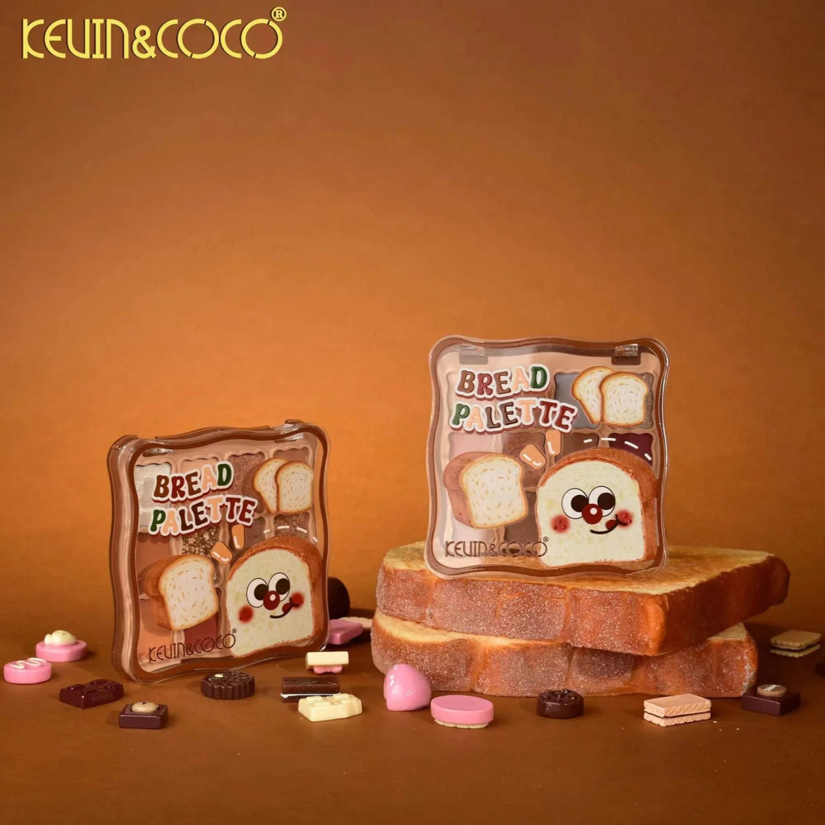 Paleta Farduri de Ochi Kevin&Coco, Set Fard Pleoape cu 12 Nuante, Pigment Intens, Finisaj Mat si Shimmer, Textura Catifelata, 82.7 g, Warm Bronze