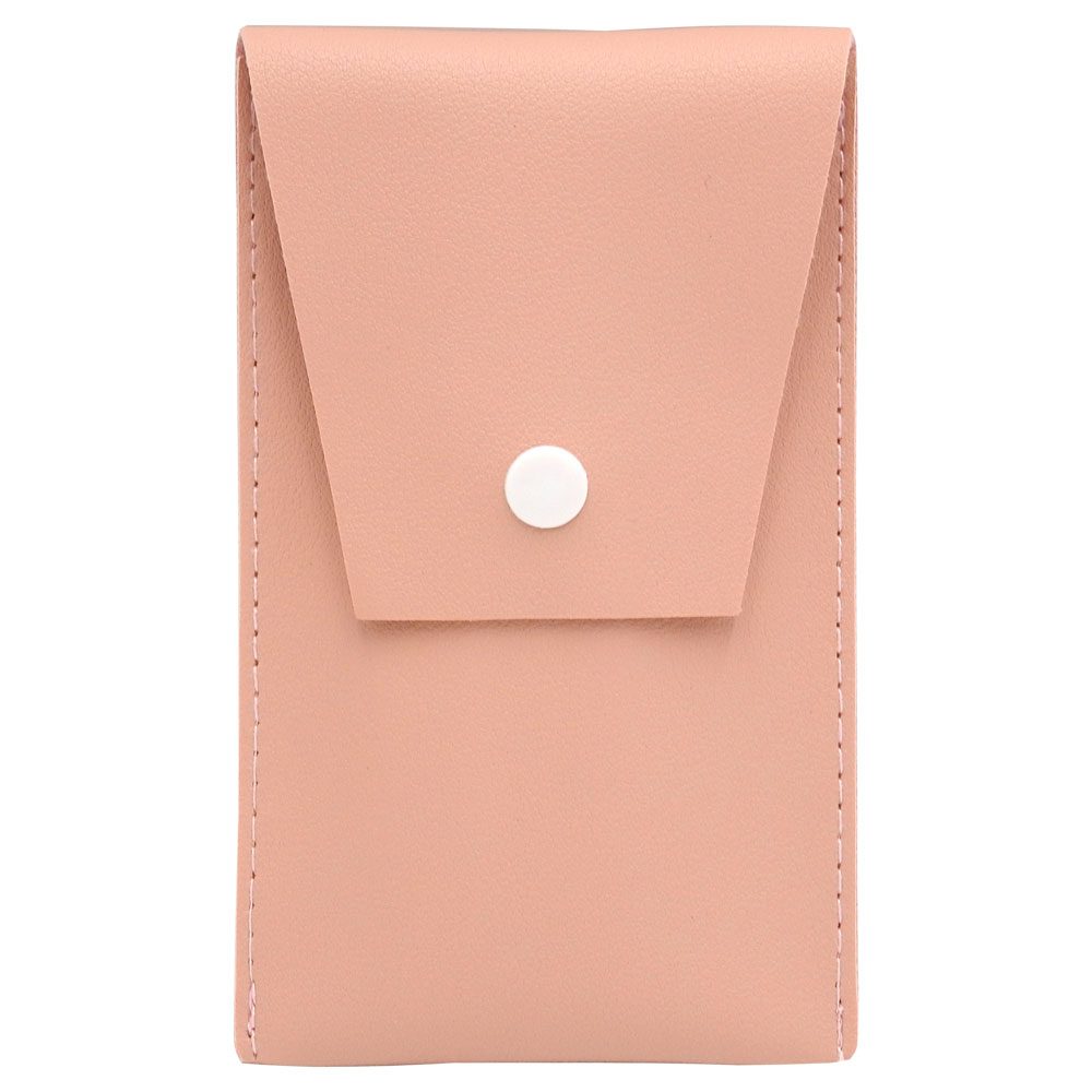 Set 8 Pensule Machiaj Mini Portabile, Kit Profesional pentru Pudra, Fard si Fond de Ten, Manere Ergonomice, Accesorii Aplicare Masti si Skin Care, Include Husa de Depozitare, Bej