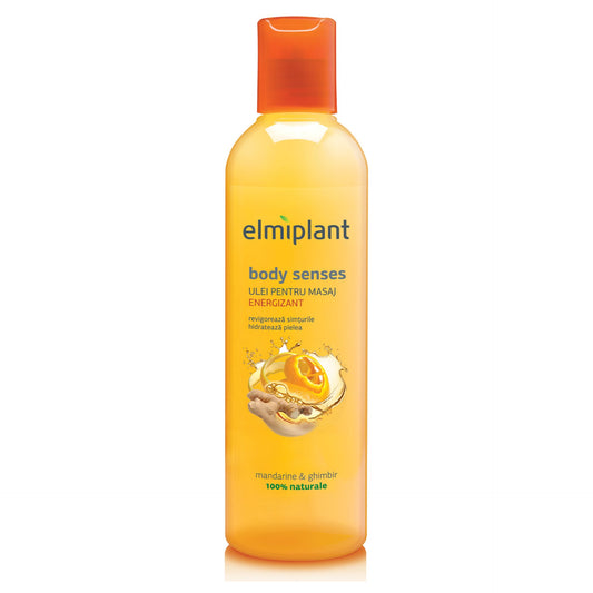 Elmiplant, Ulei Pentru Masaj Energizant, Efect Tonifiant Si Revitalizant, Formula Naturala Hidratanta, Absorbtie Rapida, 250 ml
