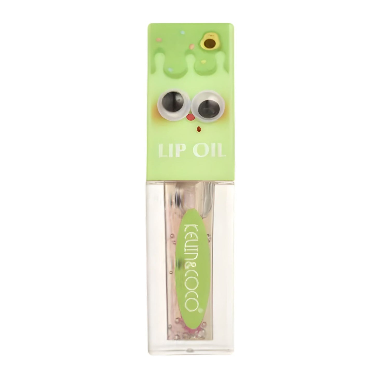 Kevin&Coco Ulei de Buze Hidratant, Luciu de Buze cu Efect Natural si Textura Usoara, Formula Non-Lipicioasa, 27.1 g, Verde