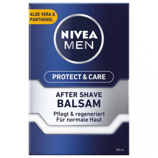 Nivea After Shave Balsam Protect & Care, Hidratant Cu Aloe Vera Și Provitamina B5, 100 ml